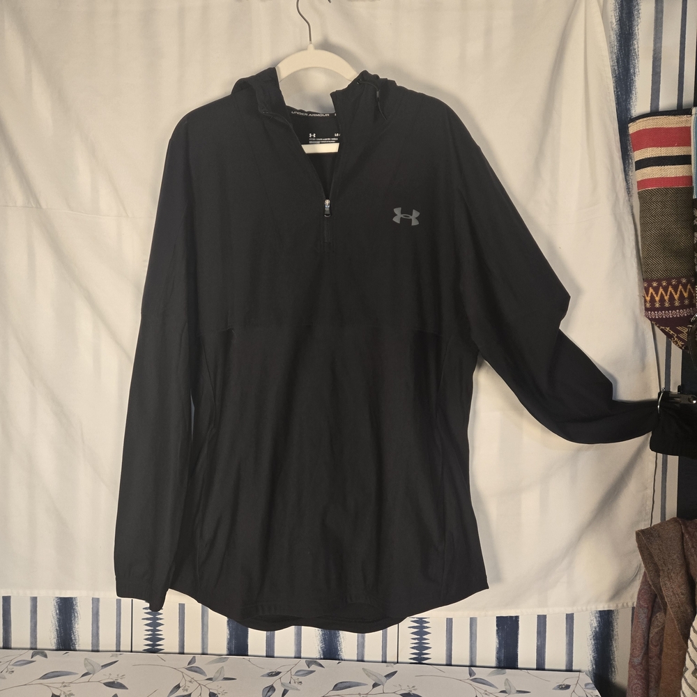 Under Armour Black 1/4 Zip Jacket NWT